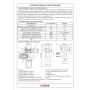 Группа безопасности 1/2"х3/4" Vieir 7bar для бойлера с предохранительным клапаном и шаровым краном