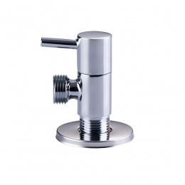 Кран угловой 1/2"НР х 3/4"НР с отражателем Vieir ручка, хром