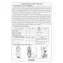 Термостат Vieir 0-90С, 220В,16А, с погружным датчиком