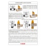 Кран газовый 1"ВР/ВР Vieir VRQ210 полнопроходной, бабочка желтая