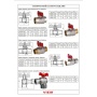 Кран шаровой с накидной гайкой 1/2"ВР х 1/2" Vieir угловой, бабочка красная