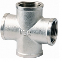 Крестовина 3/4"вр Vieir никелированная латунная