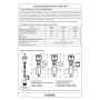 Кран шаровой угловой 1/2"НР х 3/8"НР х 10мм цанга Vieir ручка-вентиль, хром