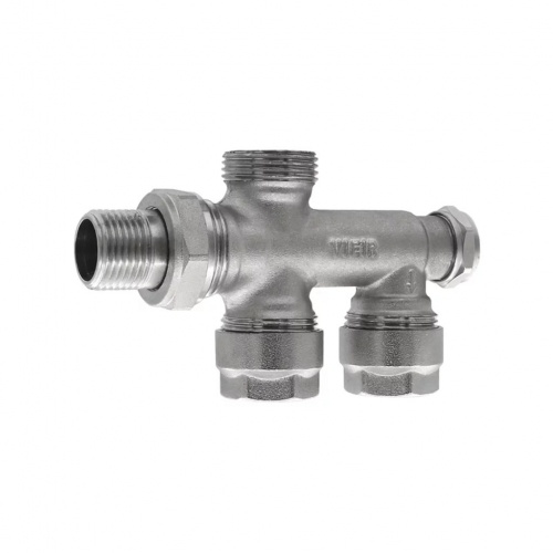 Узел распределительный 4-х ходовой с переключением Vieir, 100% затекание, для двухтрубных систем купить в интернет магазине Санрай73