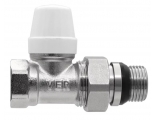 Клапан настроечный со сгоном прямой 3/4" ВР/НР Vieir Lux