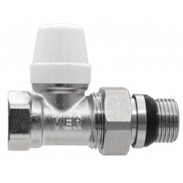 Клапан настроечный со сгоном прямой 1/2" ВР/НР Vieir Lux