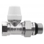 Клапан настроечный со сгоном прямой 3/4" ВР/НР Vieir Lux