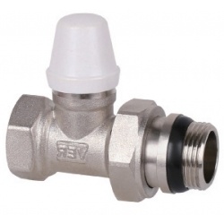 Клапан настроечный со сгоном прямой 1/2" ВР/НР Vieir Lux