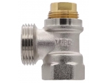 Клапан настроечный со сгоном угловой 3/4" ВР/НР Vieir Lux