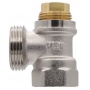 Клапан настроечный со сгоном угловой 3/4" ВР/НР Vieir Lux