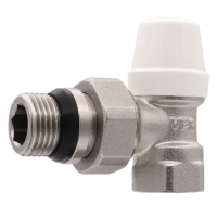 Клапан настроечный со сгоном угловой 3/4" ВР/НР Vieir Lux