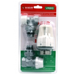 Комплект терморегулирующий угловой 1/2" Vieir