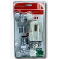 Комплект терморегулирующий угловой 3/4" Vieir