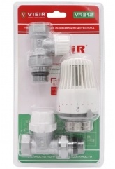 Комплект терморегулирующий прямой 1/2" Vieir