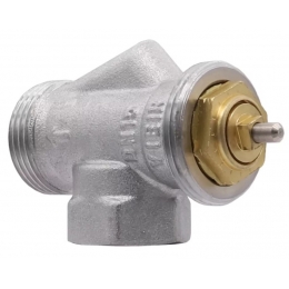Вентиль термостатический со сгоном осевой 1/2" ВР/НР Vieir