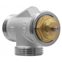 Вентиль термостатический со сгоном осевой 3/4"х1/2" НР/НР Vieir