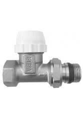 Вентиль термостатический со сгоном прямой 3/4" ВР/НР Vieir