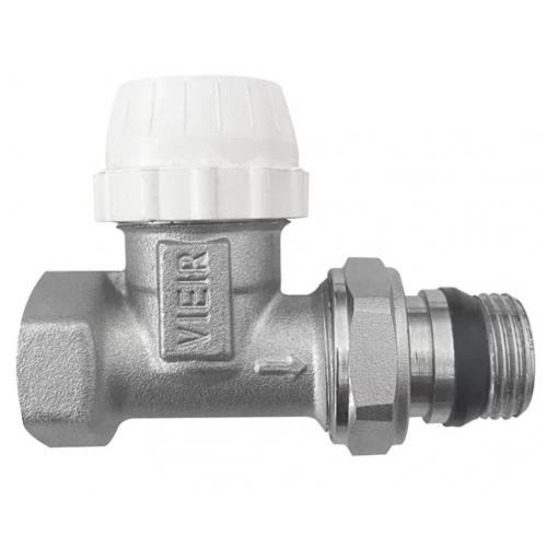 Вентиль термостатический со сгоном прямой 3/4" ВР/НР Vieir купить в интернет магазине Санрай73