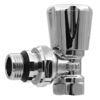 Вентиль регулировочный со сгоном угловой 1/2" ВР/НР Vieir хром