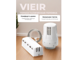 Головка термостатическая жидкостная Vieir с выносным настенным датчиком, 6-28С, М30х1,5, белая
