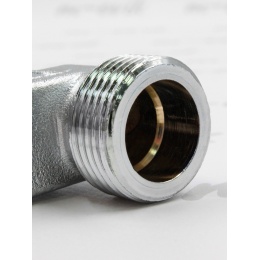 Эксцентрик 3/4"нр х 1/2"нр - 50мм Vieir никелированный латунный