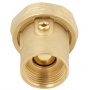 Соединение с встроенным шаровым краном, накидная гайка 1 1/2" х 1"вр Vieir VR380
