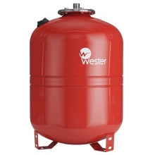 Расширительный бак WESTER WRV50 50 л для отопления, вертикальный, красный