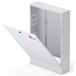 Шкаф коллекторный Wester ШРНГ-3-180, до 7 выходов, наружный с накладной дверцей, глубокий