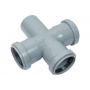 Крестовина 50x50x50//87,5° одноплоскостная канализационная Valfex