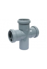 Крестовина 50x50x50/90° одноплоскостная канализационная Valfex