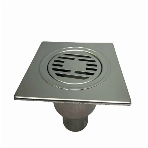 Трап вертикальный 150х150 нержавеющая сталь 50 гидрозатвор VIEIR купить в интернет магазине Санрай73