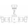 Клапан обратный 40 T-28M-NRV-40 канализационный McAlpine