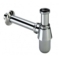 Сифон хромированный Frap F80 трубка 30 см без выпуска