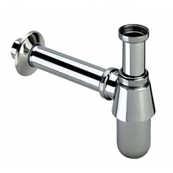 Сифон хромированный Frap F80 трубка 30 см без выпуска