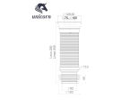 Гофра Т550 для унитаза UNICORN 220/520 арм.
