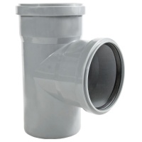 Тройник 110х110/90° канализационный