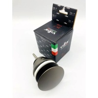 Донный клапан Vieir click-clack, с переливом, графит