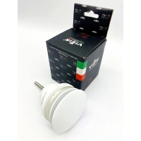 Донный клапан Vieir click-clack, с переливом, белый