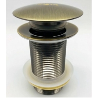 Донный клапан Vieir click-clack без перелива, бронза