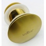 Донный клапан Vieir click-clack без перелива, золото