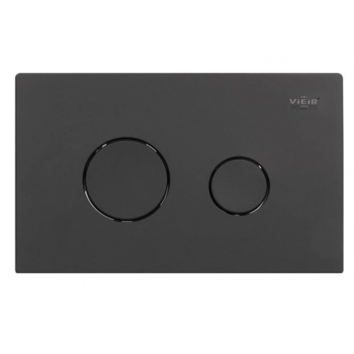 Кнопка смыва для инсталляции Vieir круглые клавиши, черная купить в интернет магазине Санрай73