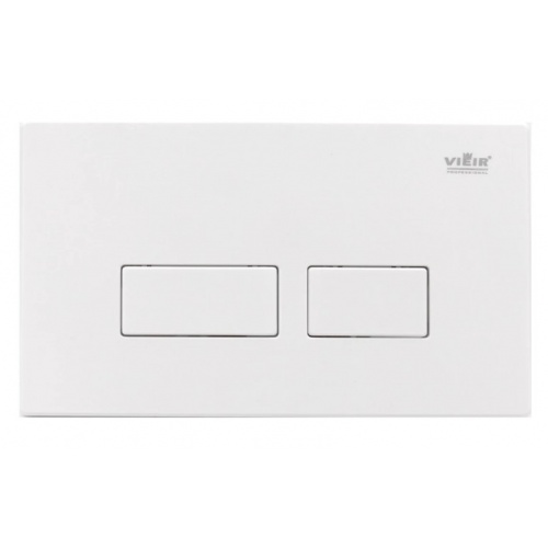 Кнопка смыва для инсталляции Vieir квадратные клавиши, белая купить в интернет магазине Санрай73