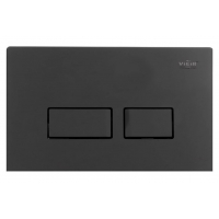 Кнопка смыва для инсталляции Vieir квадратные клавиши, черная