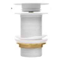 Донный клапан Vieir click-clack без перелива, белый