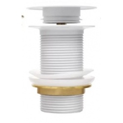 Донный клапан Vieir click-clack без перелива, белый