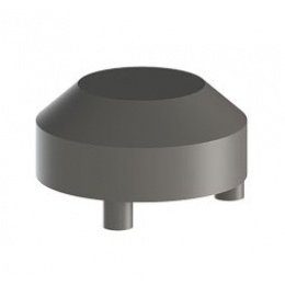 Трап вертикальный d 50 гидрозатвор, решетка из нержавеющей стали 100х100 мм