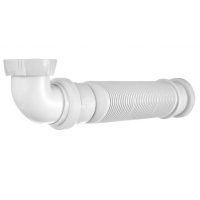 Сифон Senzo для мойки Wirquin 1 1/2 х 40 без выпуска, Push-fit, сухой затвор, сверхплоский