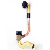 Обвязка для ванны Vieir автоматическая, латунная, черный