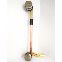 Обвязка для ванны Vieir автоматическая, латунная, бронза