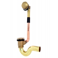 Обвязка для ванны Vieir автоматическая, латунная, золото